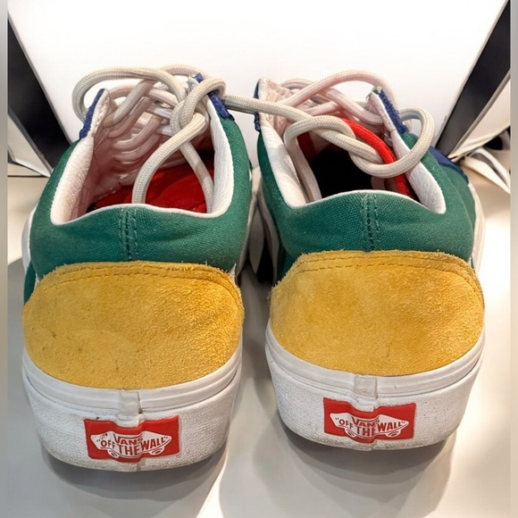 Vans Multicolor Low-Top Sneakers men’s 6.5 women’s size 8 - Picture 5 of 7